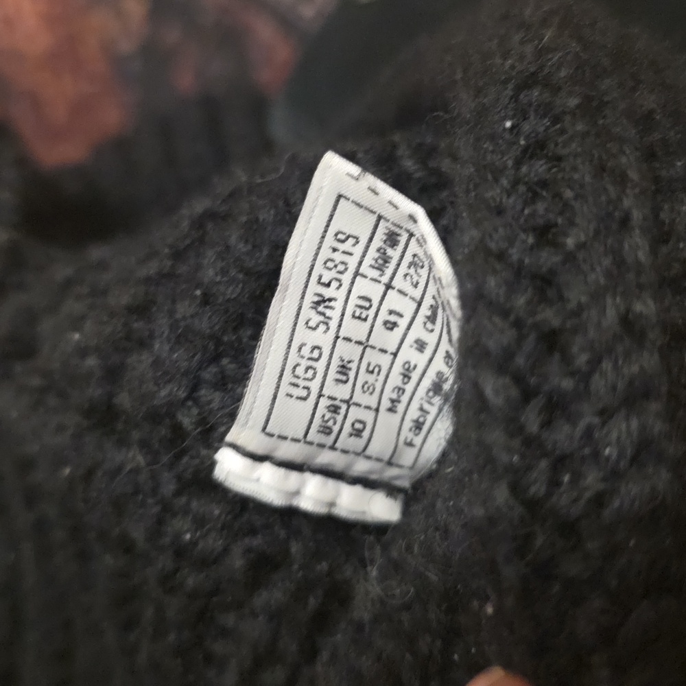 UGG Black Knit Footwear - Picture 8 of 10